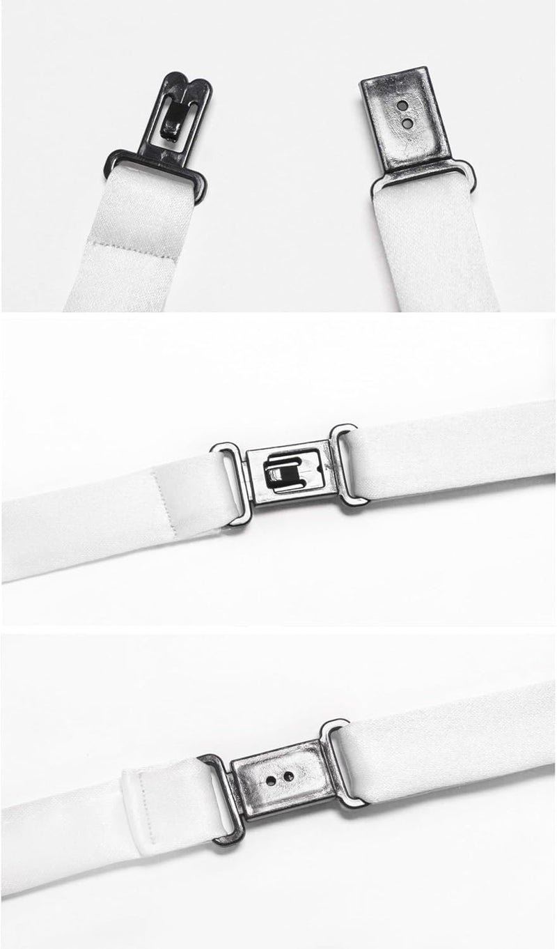 RBOCOTT Solid Color Satin Ties for Boys and Kids Pre-tied Adjustable Necktie for Age 8-12 Wedding and School Graduation - Image 2